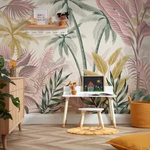 Jungle Escape Mural In Multicoloured (300cm x 240cm)