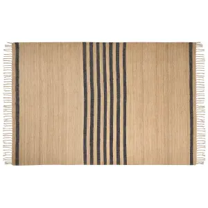 Jute Area Rug 200 x 300 cm Beige ERICEK