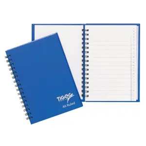 Tiger Twin Wire A6 Notebook Blue (One Size)