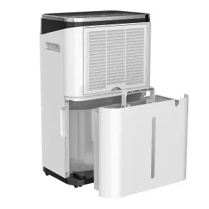 20L Dehumidifier with Wheels,24 hours Timer,Control Panel,Low Noise,Phone Control by WiFi