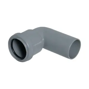 FloPlast Push Fit Waste 90' Conversion Bend 32mm Grey