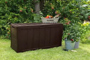 Keter Sherwood Storage Box - Brown