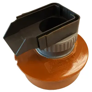 Pipe Adaptor Coupling 110mm to 50mm Terracotta uPVC Reducer Fitting