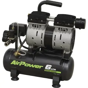 6 Litre Low Noise Direct Drive Air Compressor with Automatic Pressure Cut-Out