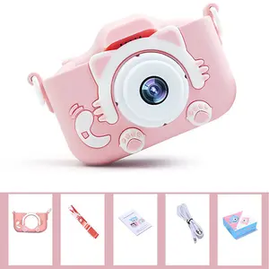 Pink New 5s Mini Cartoon Fun HD Digital Cat Camera