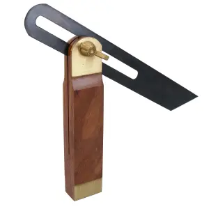 Carpenter Adjustable 7.5inch Wood Sliding Bevel Hardwood & Brass