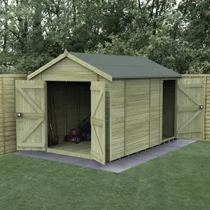 Timberdale 12x8 Apex Shed No Window - Combo