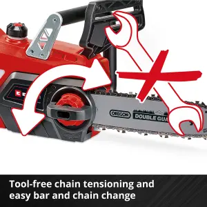 Einhell 25cm Power X-Change Cordless Chainsaw 10" With Battery and Charger, Bar & Chain - GE-LC 18/25 Kit