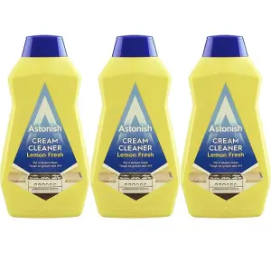 Astonish Cream Cleaner Lemon Fresh 500ml Pack of 3