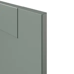 GoodHome Ashmead Matt reed green Shaker Highline Cabinet door (W)600mm (H)715mm (T)16mm