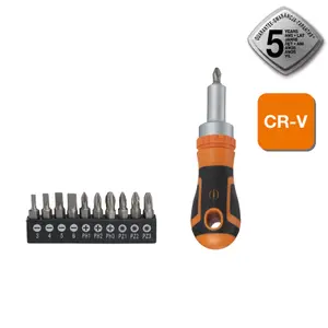 Magnusson 11 Piece Ratcheting screwdriver & bit Set