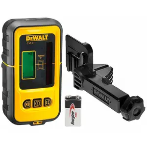 Dewalt DW088CG Green Cross Line Laser Level Self Levelling + Detector DE0892G