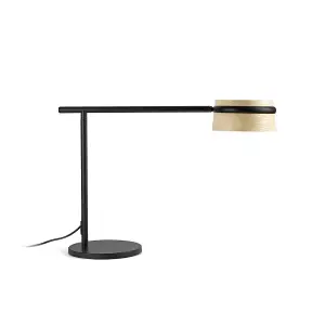 Luminosa Loop Integrated LED Floor Lamps Floor Lamps Wood, 2700K