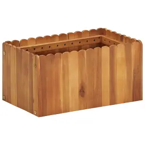 Berkfield Garden Raised Bed 50x30x25 cm Solid Acacia Wood