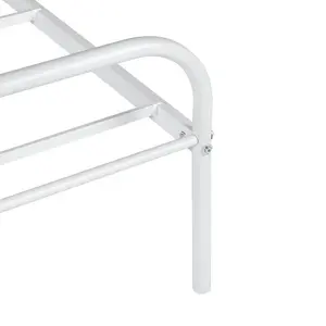 Garbo Bed Frame White / Double (4'6)