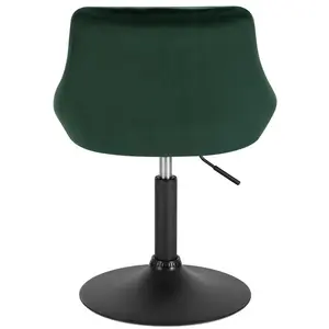 Blasco Swivel Adjustable Height Stool (Set of 2) Dark Green