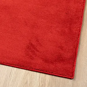 Rug OVIEDO Short Pile Red 80x150 cm