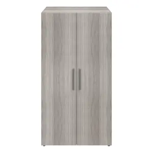 GoodHome Atomia Freestanding Matt grey oak effect Particle board Wardrobe (H)1925mm (W)1000mm (D)600mm