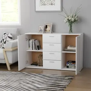 Andile 35.5Cm Wide 4 Drawer Sideboard White