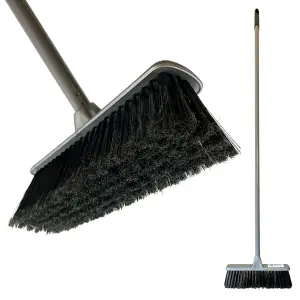 Indoor Broom Soft Sweeping Brush - Silver