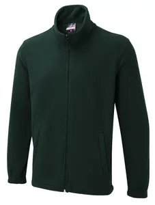 The UX Full Zip Fleece UX5 - Bottle Green - L - UX Full Zip Fleece