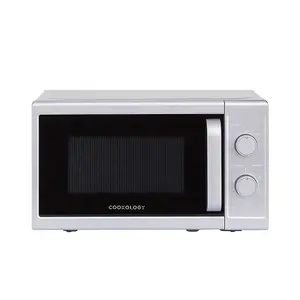 Cookology 800W Microwave 20L Manual Control Freestanding - CMAFS20LSL Silver