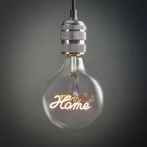 ValueLights Vintage Style 2w LED ES E27 Edison Screw Word Script Home Design Clear Light Bulb - Home