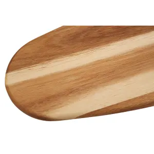 Interiors by Premier Versatile Oval Serving And Chopping Board, Stylish Food Chopping Board, Sustainable Kitchen Cutting Board