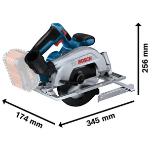 Bosch Professional 18V 165mm Cordless Circular saw (Bare Tool) - GKS 18V-57-2