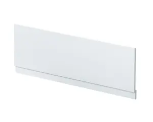 1700mm Straight Reversible Bath Front Panel & Plinth - Satin White