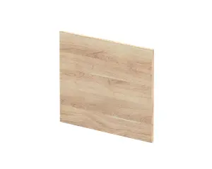 700mm Square L-Shape Shower Bath End Panel - Bleached Oak