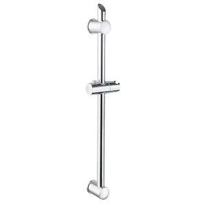 ENKI, S08, Shower Slider Riser Rail, Riser includes Shower Head Holder Bar and Shower Pole for Shower Head, Durable Chrome Finish