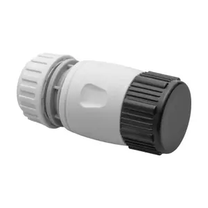 Blanking end click on-click off cap for standard garden hose/porous pipe/irrigation