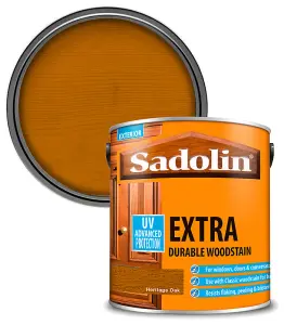 Sadolin 1L Extra Exterior woodstain - HERITAGE OAK