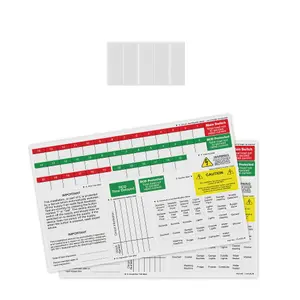 Consumer unit White Self-adhesive labels