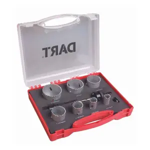 DART 10 Piece Bi-Metal Holesaw Kit