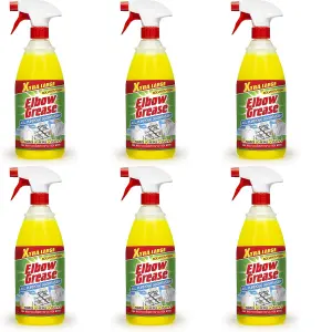 Elbow Grease 1 Litre All Purpose Degreaser Extra Large Trigger Spray (Pack of 6)