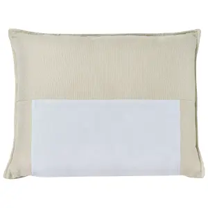 Corner Sofa ELVENES Light Beige Fabric Left Hand