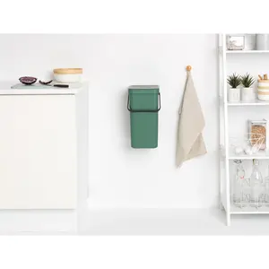 Brabantia Sort and Go 16 Litre Recycling Bin Green