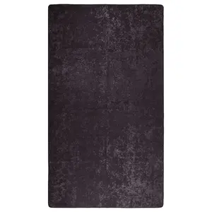 Berkfield Rug Washable 190x300 cm Anthracite Anti Slip