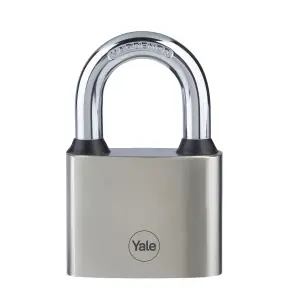 Yale Medium duty Block Iron Disc Open shackle Padlock (W)50mm