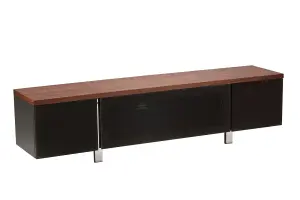 Alphason Regent TV-Stand with 1 Flap & 2 Doors Brown/Walnut