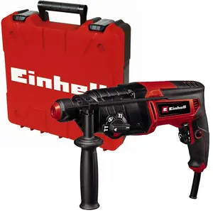 Einhell 240v SDS Plus 4 Mode Rotary Hammer Drill + 17PC Chisel Set Keyless Chuck