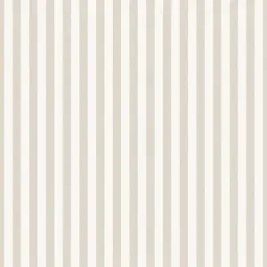 Galerie Cottage Chic Beige Small Stripe EcoDeco Material Wallpaper Roll