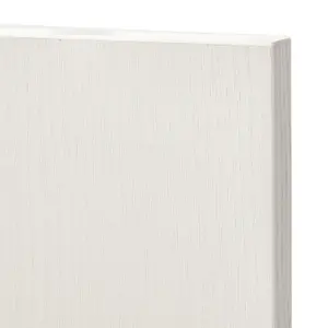 GoodHome Alpinia Matt ivory wood effect Shaker Tall wall Cabinet door (W)150mm (H)895mm (T)18mm