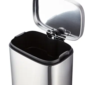 Kitchen Rubbish Bin 5 Litre Soft Close Stainless Steel Waste Bin