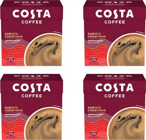 COSTA COFFEE AMERICANO PODS 4 PACKS (AMERICANO 12 CAPSULES)