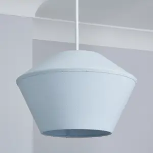 Inlight Daphne Pastel blue Easyfit Lamp shade (D)30.5cm