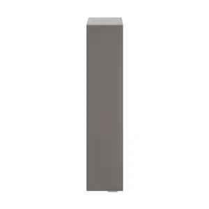 GoodHome Imandra Gloss Warm grey Single Deep Wall cabinet (W)200mm (H)900mm