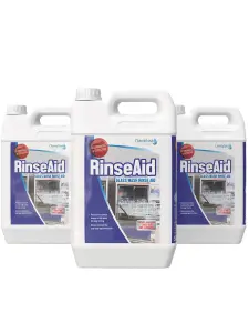 Rinse Aid - Dishwasher Rinse Aid - For automatic Dishwashers 4 x 5 Litres